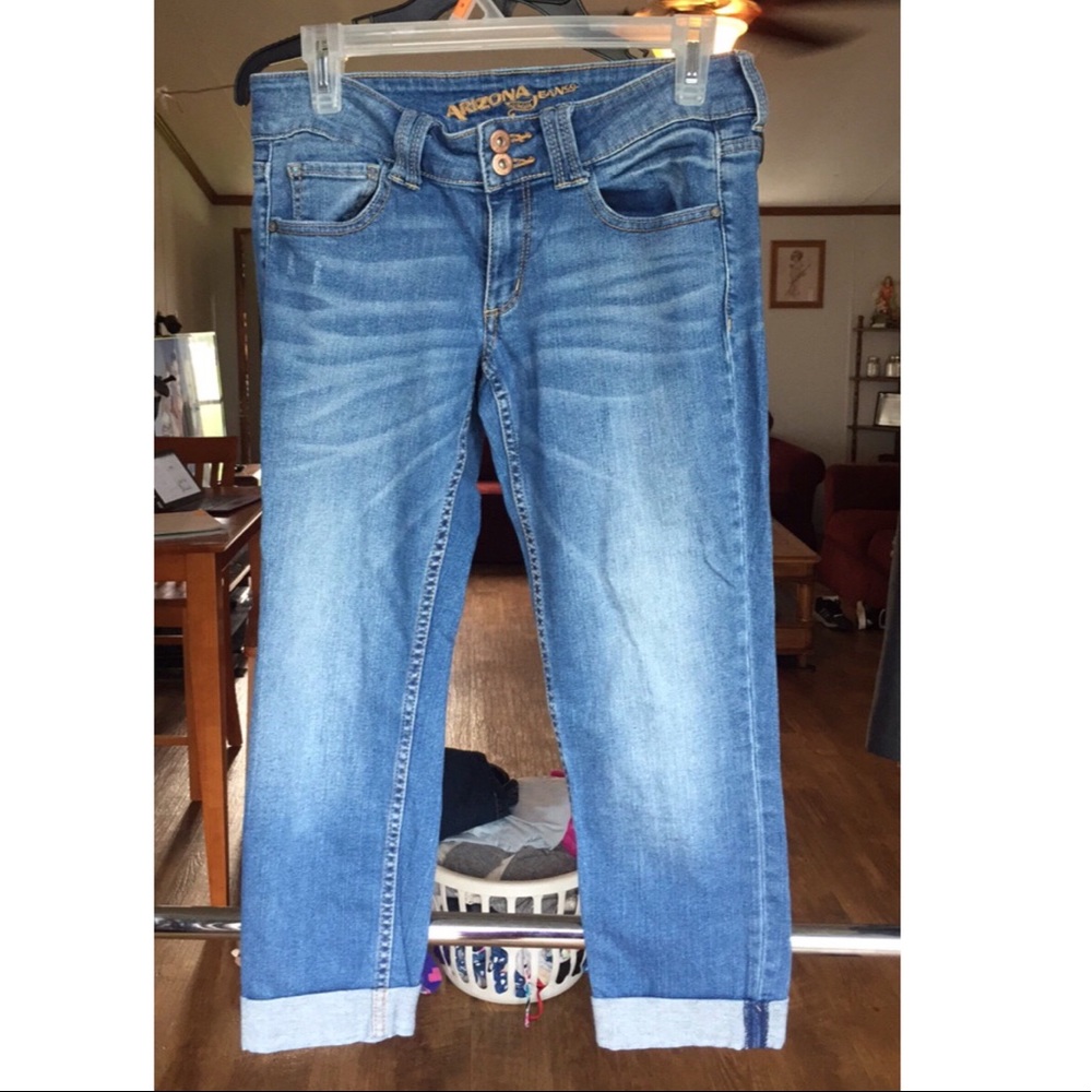 cropped skinny jeans
